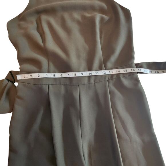 Banana Republic Cropped Wide-Leg Jumpsuit, olive green, size 10 - Picture 9 of 14